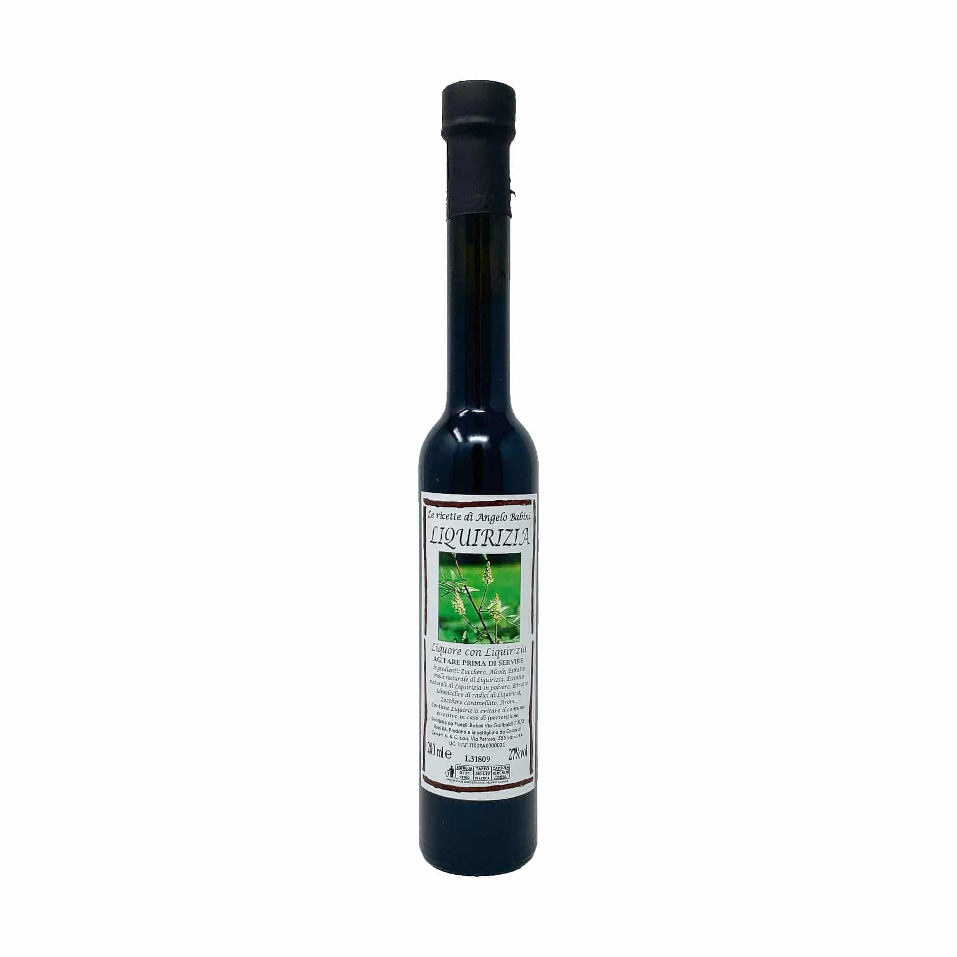 LIQUORE CON LIQUIRIZIA 200ml Fratelli Babini - Festa del papà